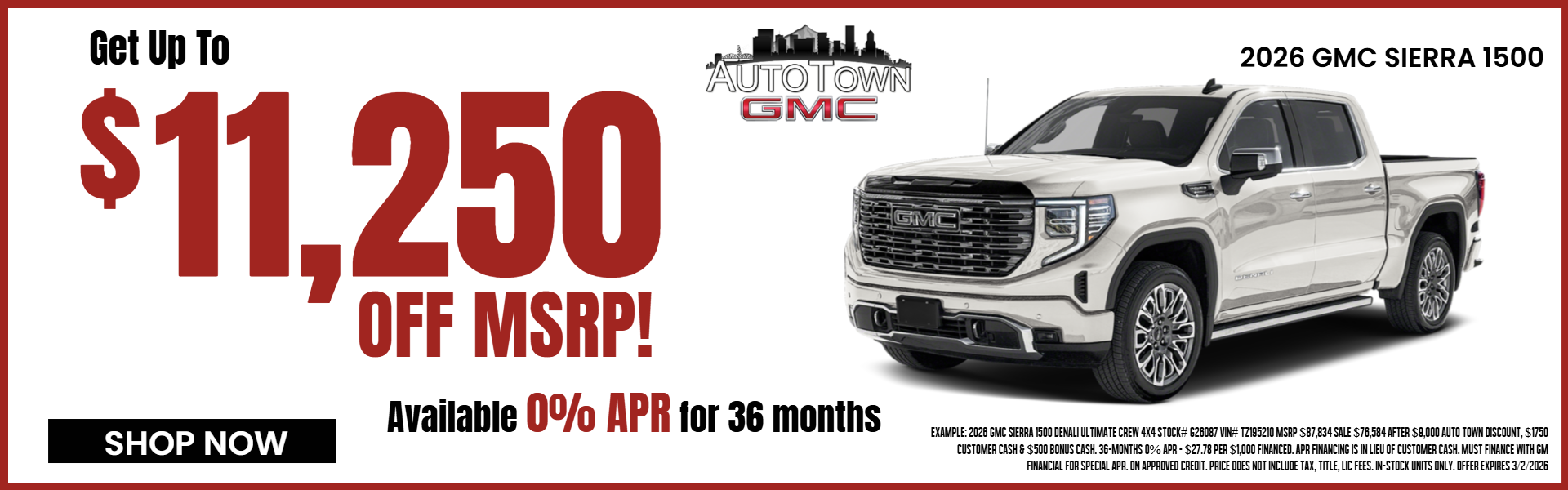 New 2026 GMC Sierra 1500