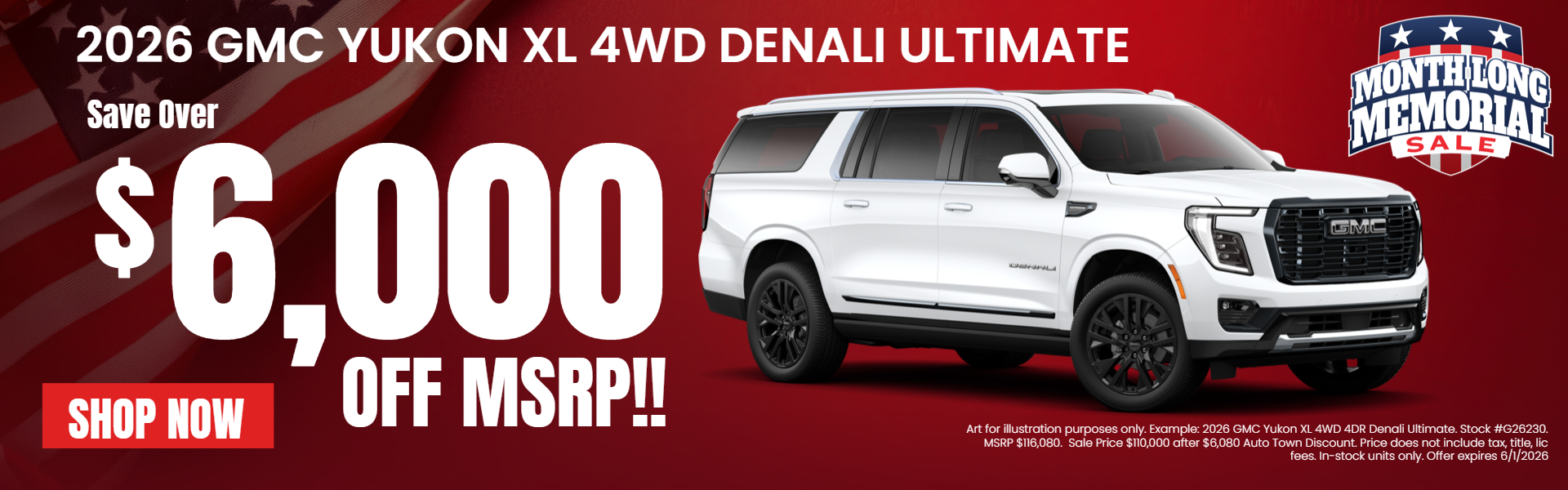 2026 GMC Yukon XL 4WD Denali Ultimate