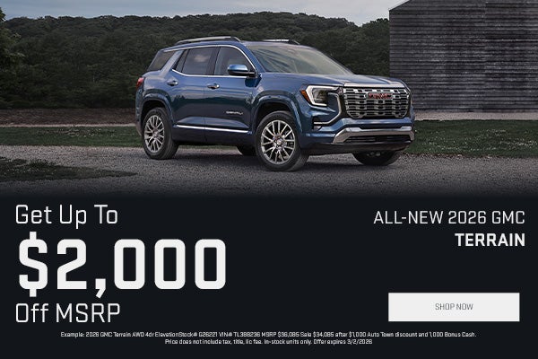 All New 2026 GMC Terrain 