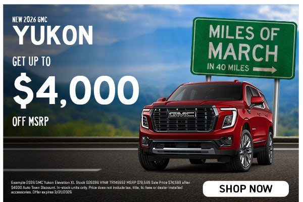 New 2026 GMC Yukon
